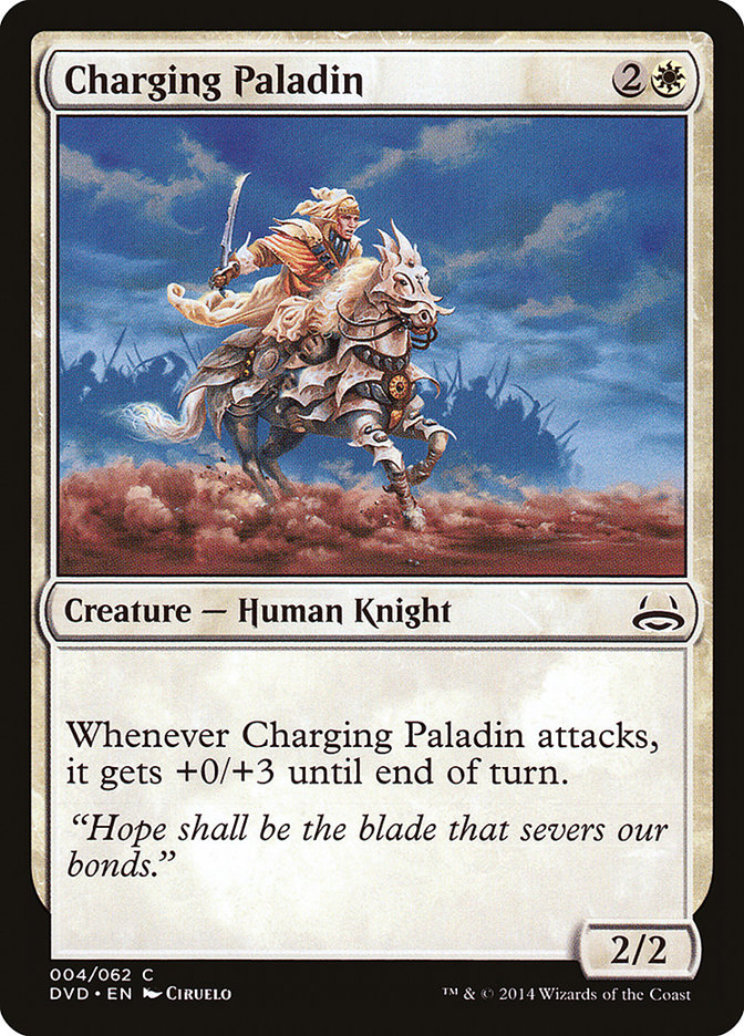 Charging Paladin (Divine vs. Demonic) [Duel Decks Anthology] | Gamers Paradise