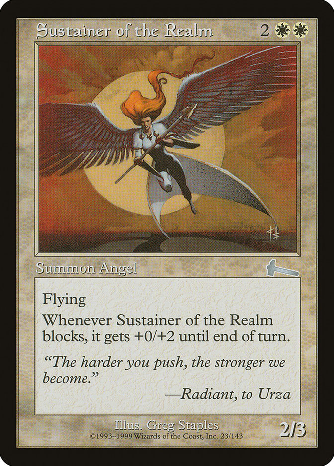 Sustainer of the Realm [Urza's Legacy] | Gamers Paradise