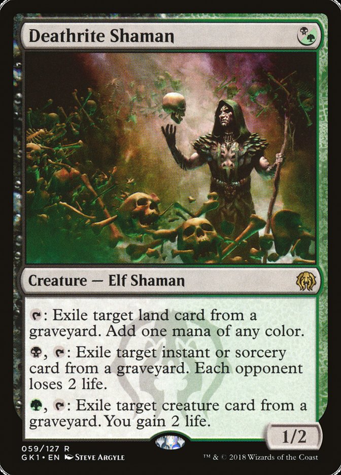 Deathrite Shaman [Guilds of Ravnica Guild Kit] | Gamers Paradise