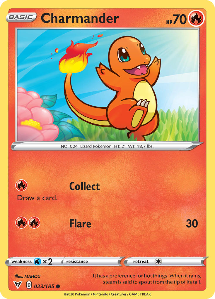 Charmander (023/185) [Sword & Shield: Vivid Voltage] | Gamers Paradise