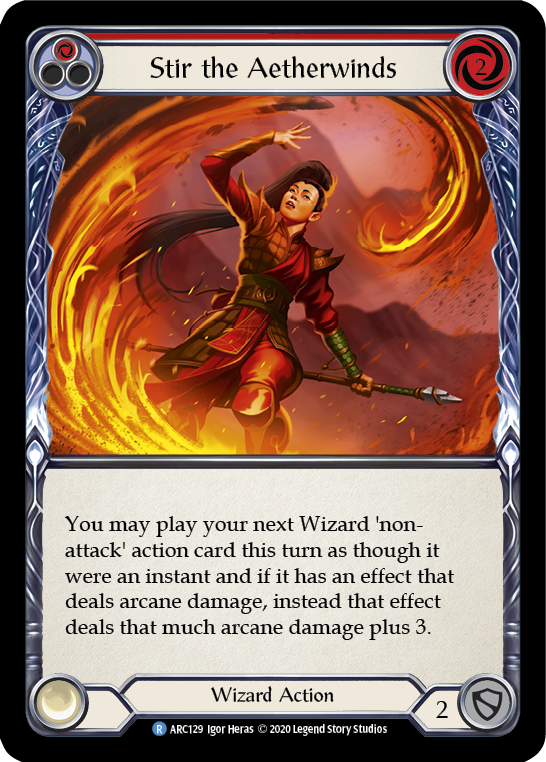 Stir the Aetherwinds (Red) [U-ARC129] Unlimited Normal | Gamers Paradise