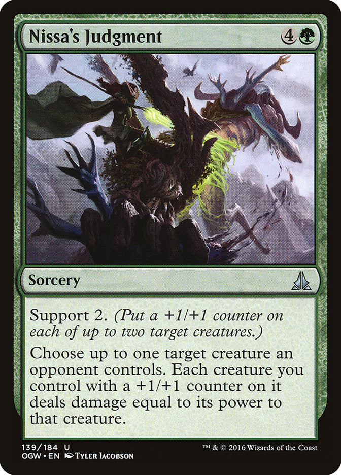 Nissa's Judgment [Oath of the Gatewatch] | Gamers Paradise