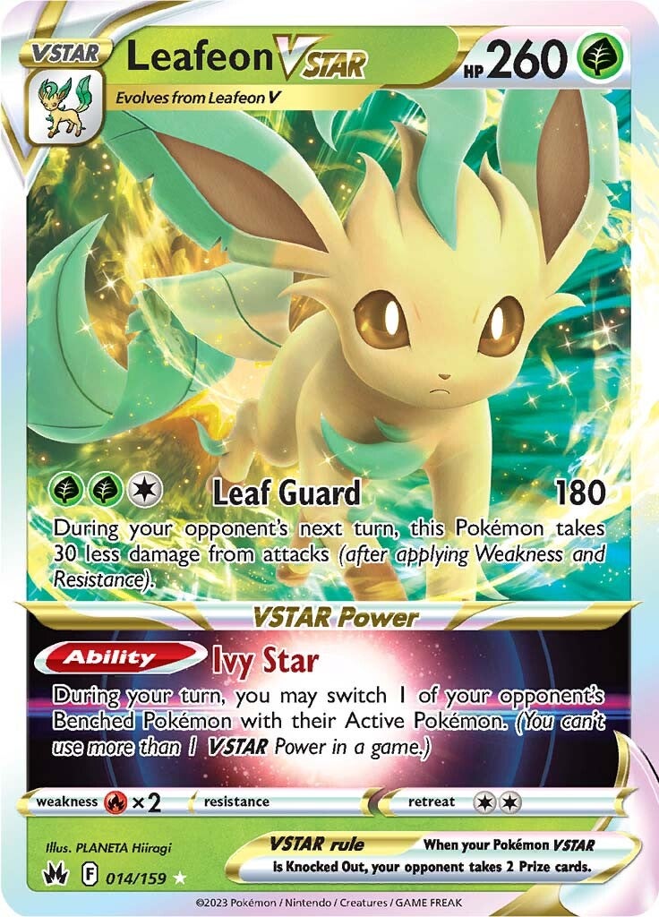 Leafeon VSTAR (014/159) [Sword & Shield: Crown Zenith] | Gamers Paradise