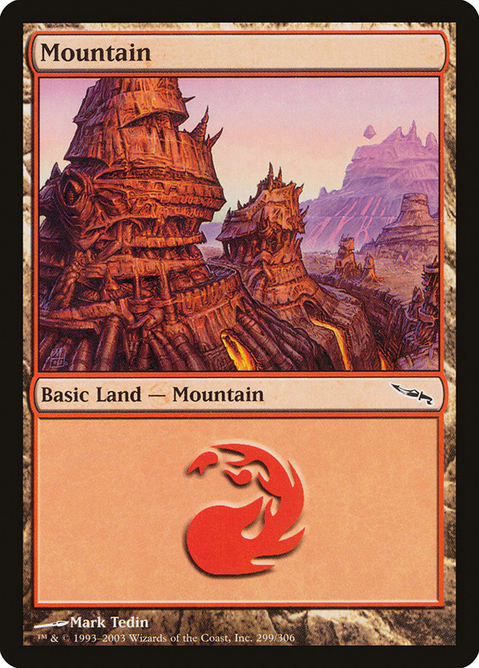 Mountain (299) [Mirrodin] | Gamers Paradise