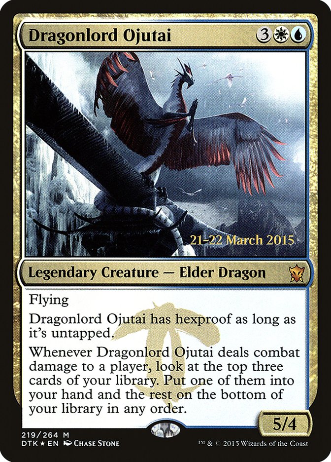Dragonlord Ojutai [Dragons of Tarkir Prerelease Promos] | Gamers Paradise