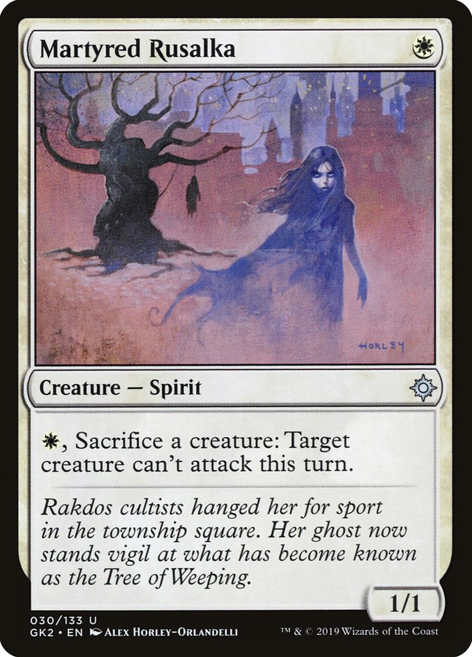 Martyred Rusalka [Ravnica Allegiance Guild Kit] | Gamers Paradise