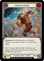 Macho Grande (Yellow) [EVR028] (Everfest)  1st Edition Rainbow Foil | Gamers Paradise