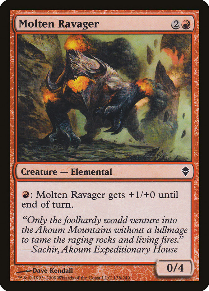 Molten Ravager [Zendikar] | Gamers Paradise