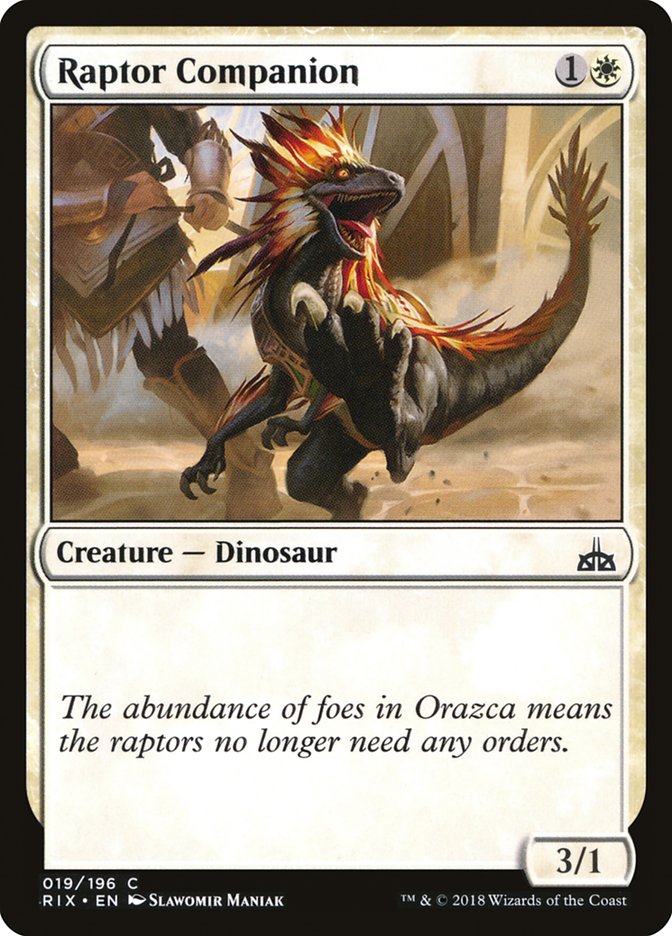 Raptor Companion [Rivals of Ixalan] | Gamers Paradise