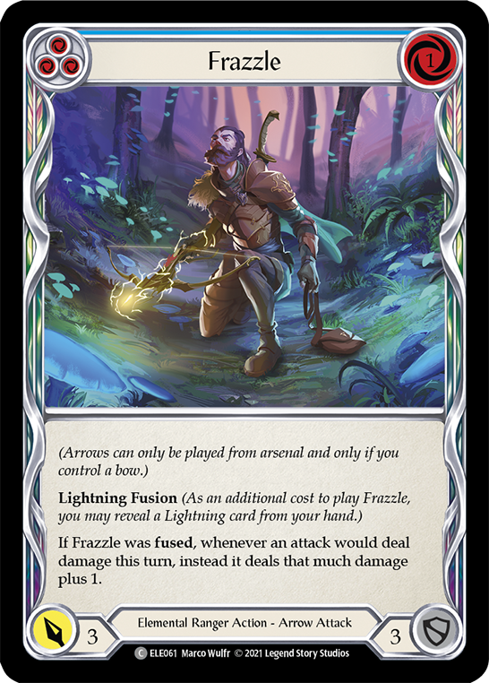Frazzle (Blue) [ELE061] (Tales of Aria)  1st Edition Normal | Gamers Paradise