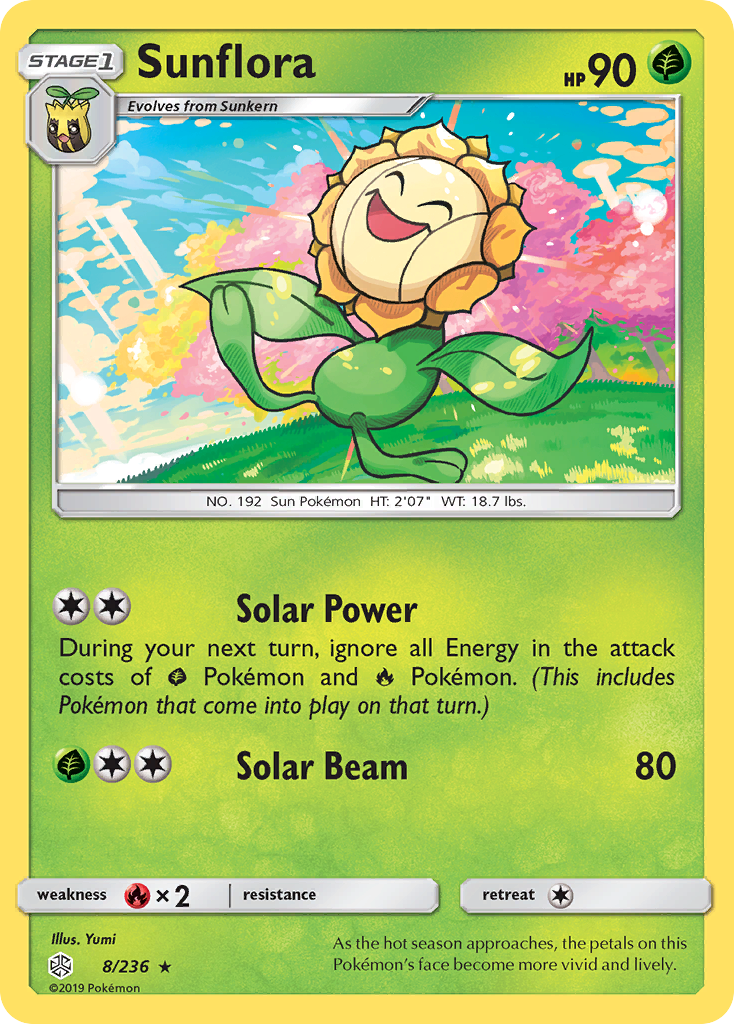 Sunflora (8/236) [Sun & Moon: Cosmic Eclipse] | Gamers Paradise