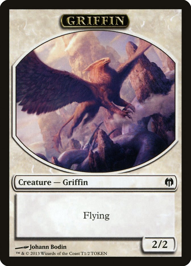 Griffin Token [Duel Decks: Heroes vs. Monsters Tokens] | Gamers Paradise