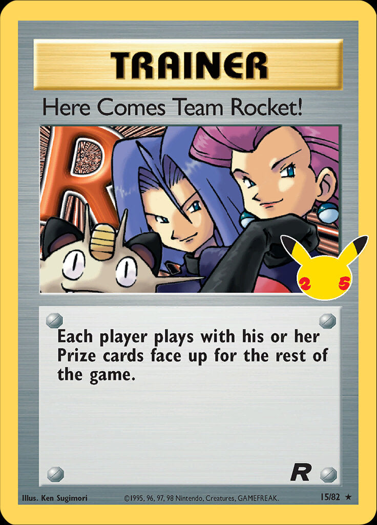 Here Comes Team Rocket! (15/82) [Celebrations: 25th Anniversary - Classic Collection] | Gamers Paradise