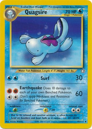 Quagsire (45/111) [Neo Genesis Unlimited] | Gamers Paradise