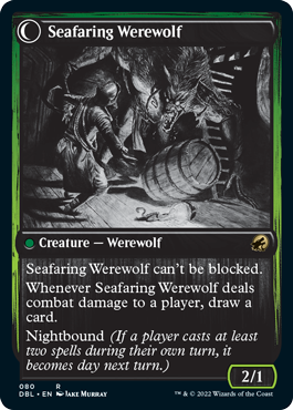 Suspicious Stowaway // Seafaring Werewolf [Innistrad: Double Feature] | Gamers Paradise