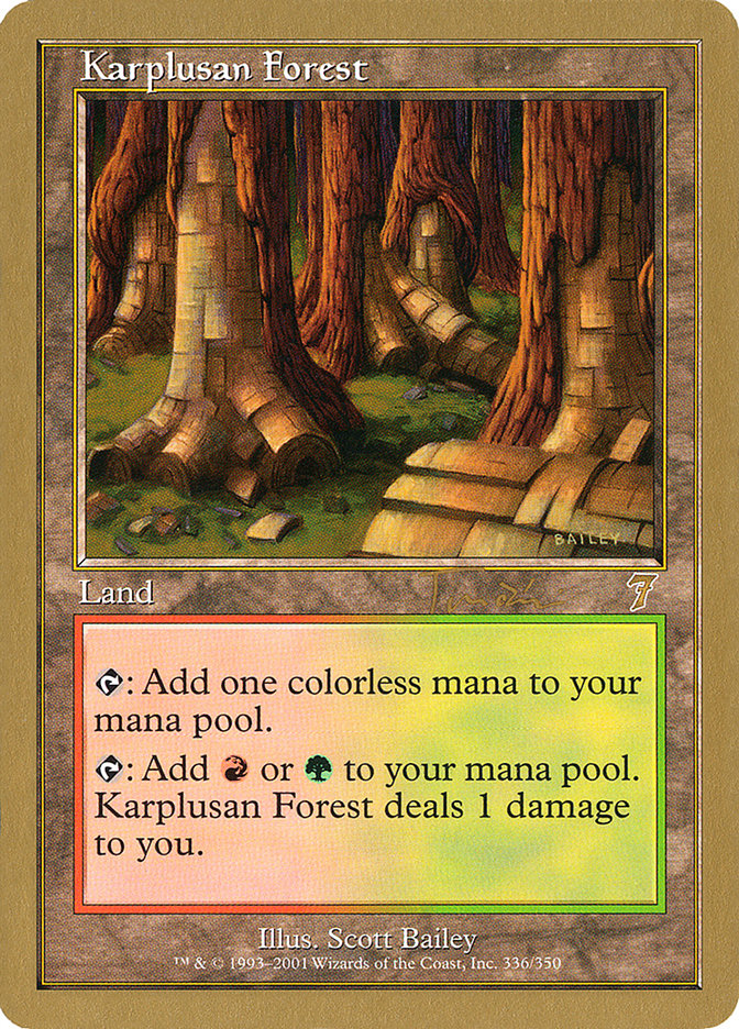 Karplusan Forest (Jan Tomcani) [World Championship Decks 2001] | Gamers Paradise