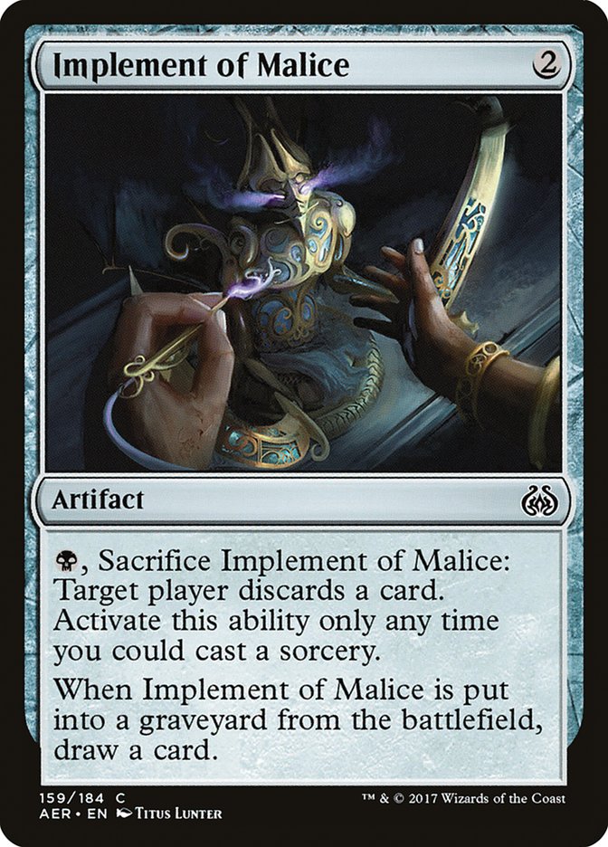 Implement of Malice [Aether Revolt] | Gamers Paradise