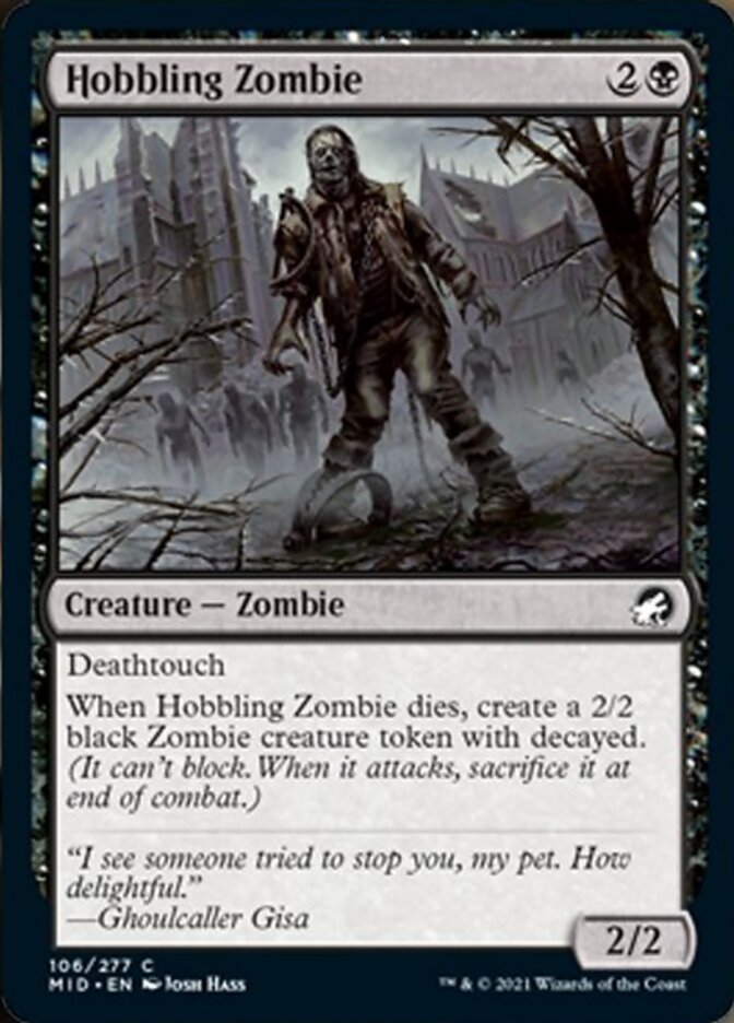 Hobbling Zombie [Innistrad: Midnight Hunt] | Gamers Paradise