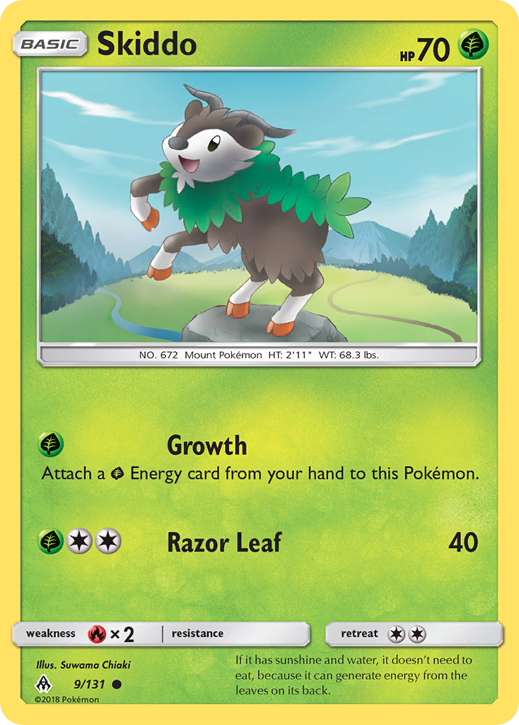 Skiddo (9/131) [Sun & Moon: Forbidden Light] | Gamers Paradise