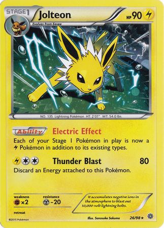 Jolteon (26/98) (Cosmos Holo) [XY: Ancient Origins] | Gamers Paradise