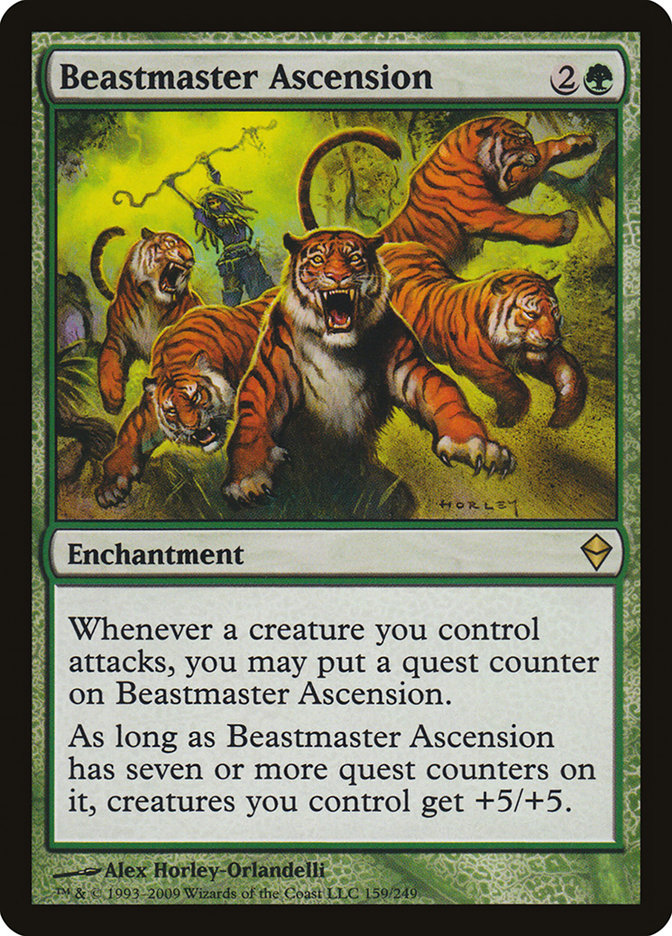 Beastmaster Ascension [Zendikar] | Gamers Paradise