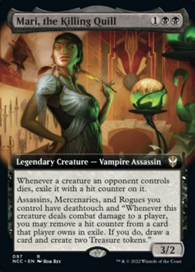 Mari, the Killing Quill (Extended Art) [Streets of New Capenna Commander] | Gamers Paradise
