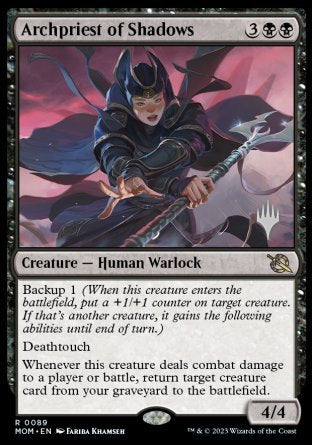 Archpriest of Shadows (Promo Pack) [March of the Machine Promos] | Gamers Paradise