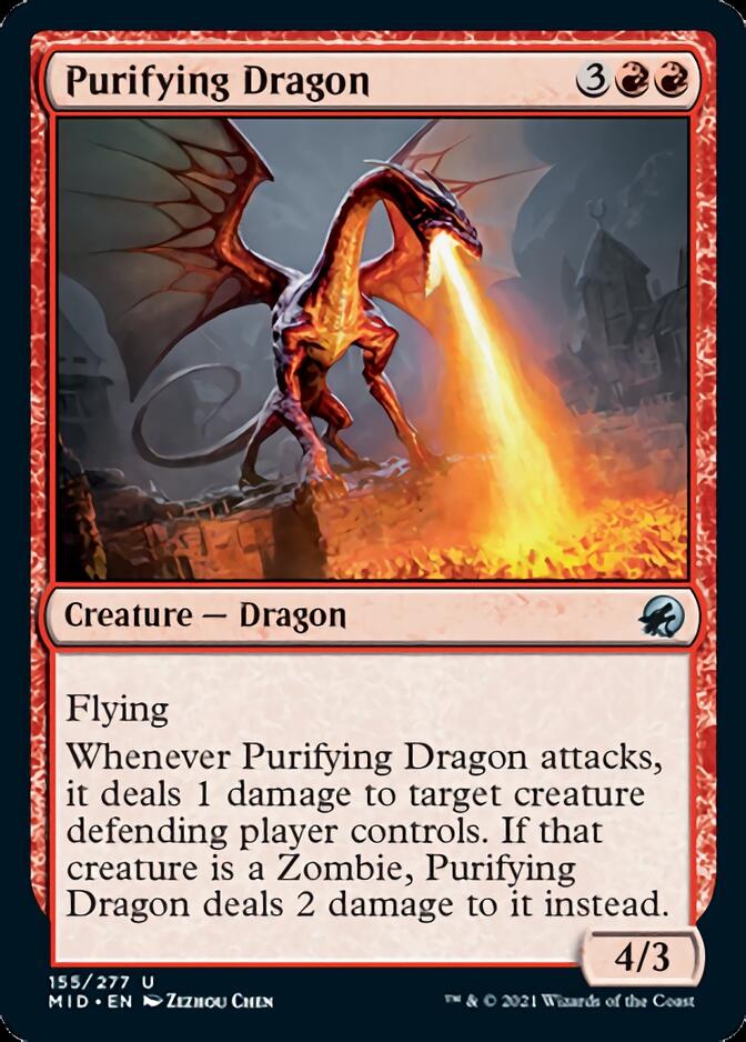 Purifying Dragon [Innistrad: Midnight Hunt] | Gamers Paradise