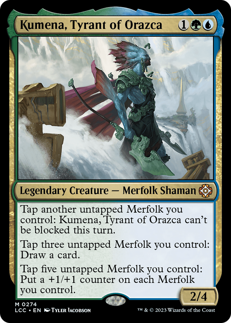 Kumena, Tyrant of Orazca [The Lost Caverns of Ixalan Commander] | Gamers Paradise