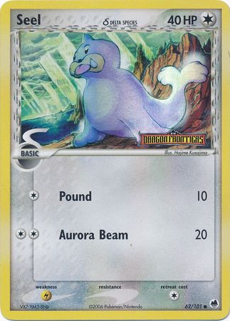 Seel (62/101) (Delta Species) (Stamped) [EX: Dragon Frontiers] | Gamers Paradise