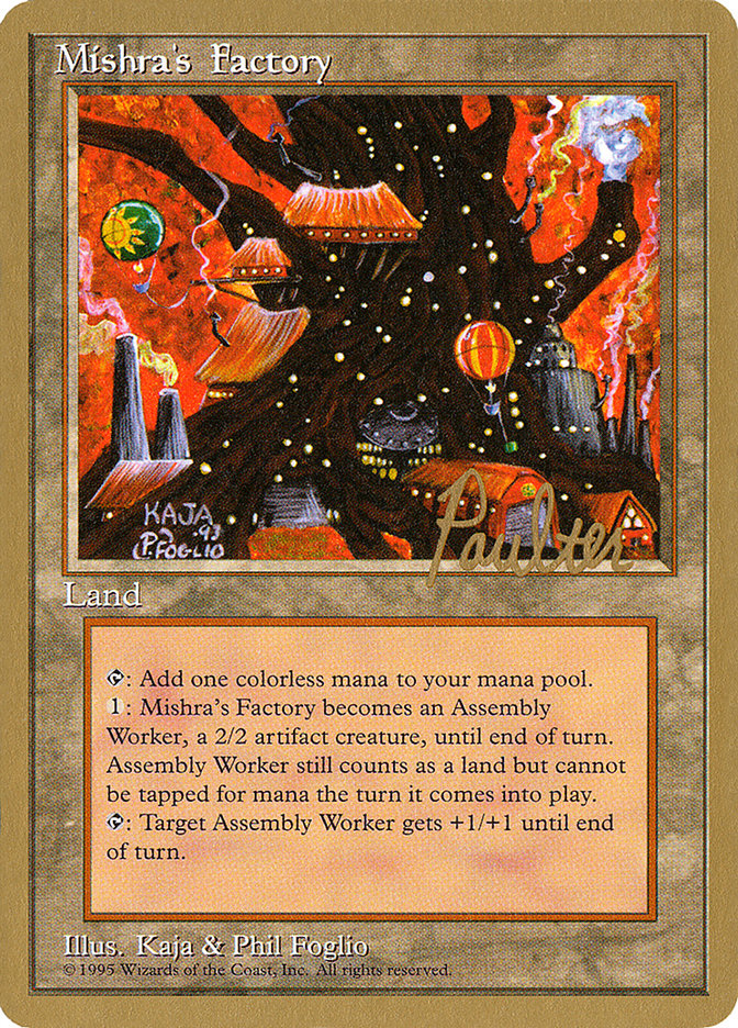 Mishra's Factory (Preston Poulter) [Pro Tour Collector Set] | Gamers Paradise