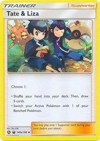 Tate & Liza (148a/168) (Alternate Art Promo) (Battle Arena Deck Exclusive) [Sun & Moon: Celestial Storm] | Gamers Paradise