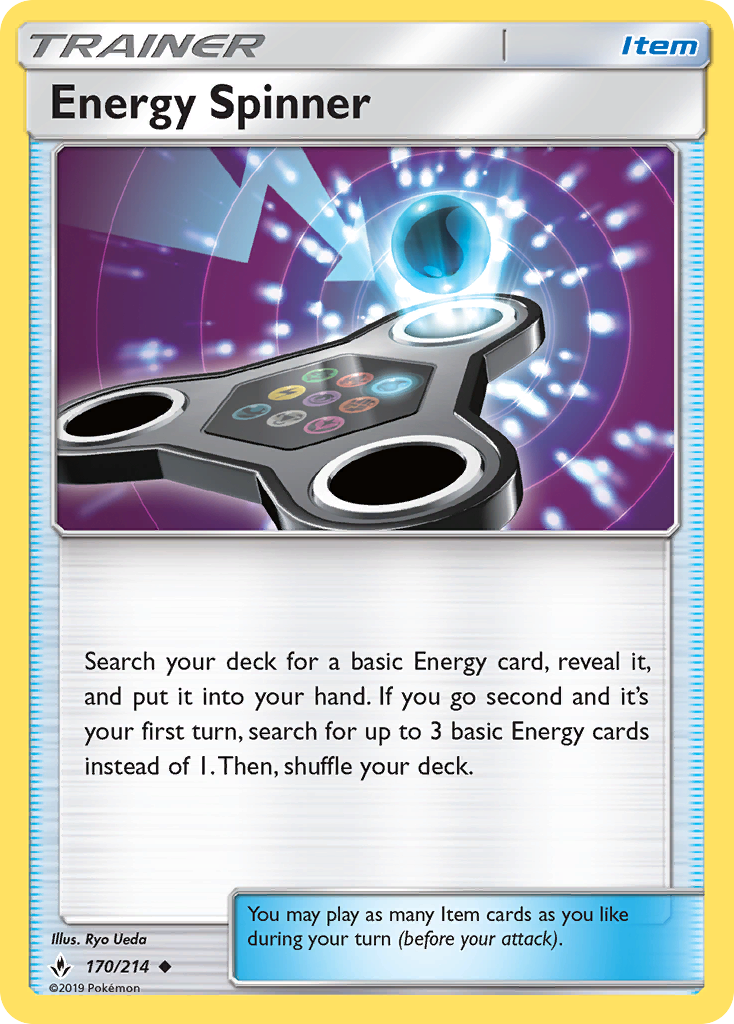 Energy Spinner (170/214) [Sun & Moon: Unbroken Bonds] | Gamers Paradise
