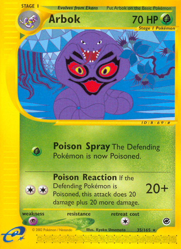 Arbok (35/165) [Expedition: Base Set] | Gamers Paradise