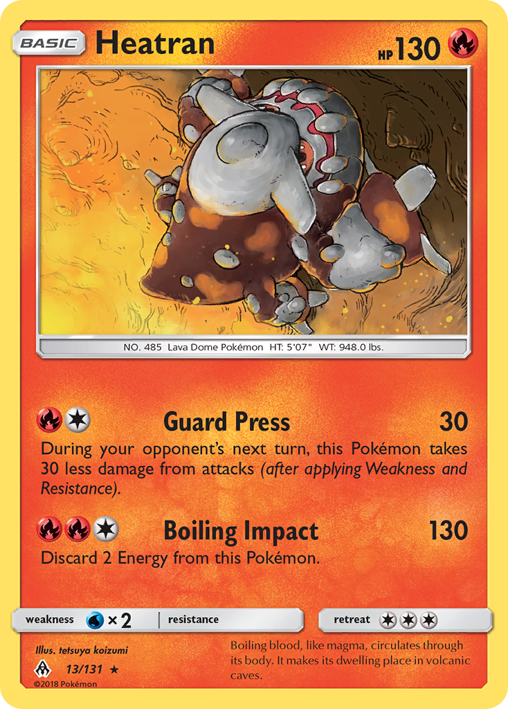 Heatran (13/131) [Sun & Moon: Forbidden Light] | Gamers Paradise