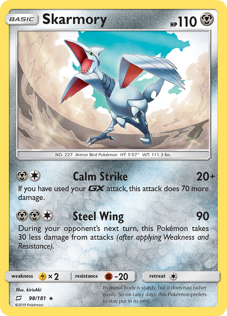 Skarmory (98/181) [Sun & Moon: Team Up] | Gamers Paradise