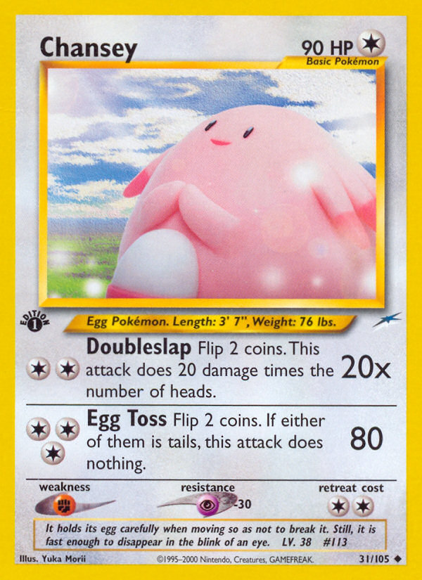 Chansey (31/105) [Neo Destiny 1st Edition] | Gamers Paradise