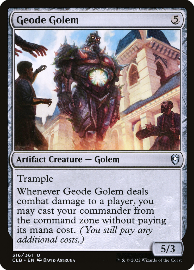 Geode Golem [Commander Legends: Battle for Baldur's Gate] | Gamers Paradise