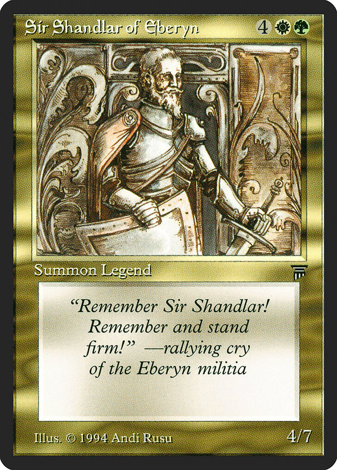 Sir Shandlar of Eberyn [Legends] | Gamers Paradise