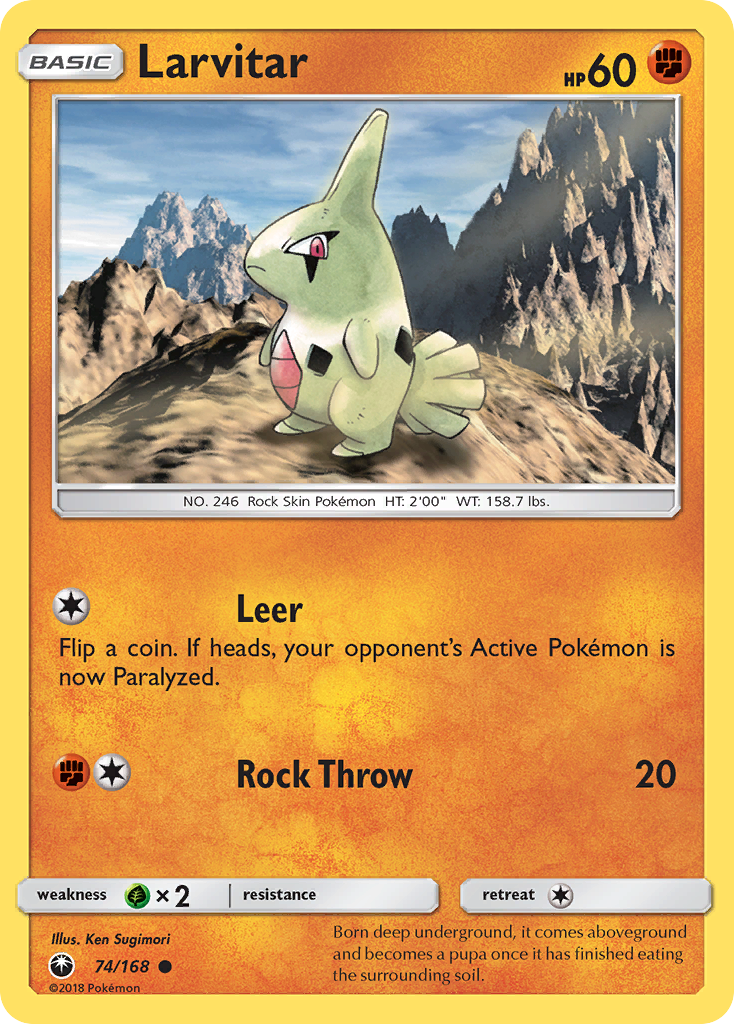 Larvitar (74/168) [Sun & Moon: Celestial Storm] | Gamers Paradise