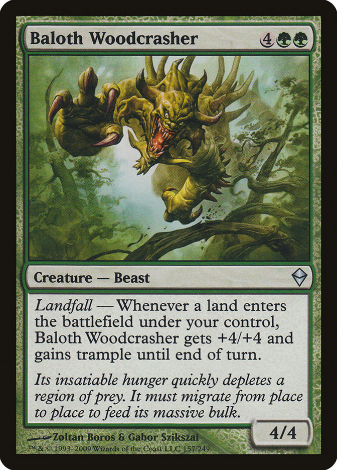 Baloth Woodcrasher [Zendikar] | Gamers Paradise