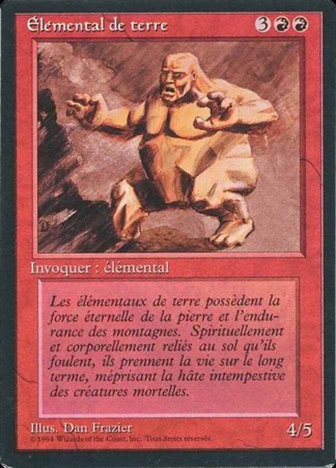 Earth Elemental [Foreign Black Border] | Gamers Paradise