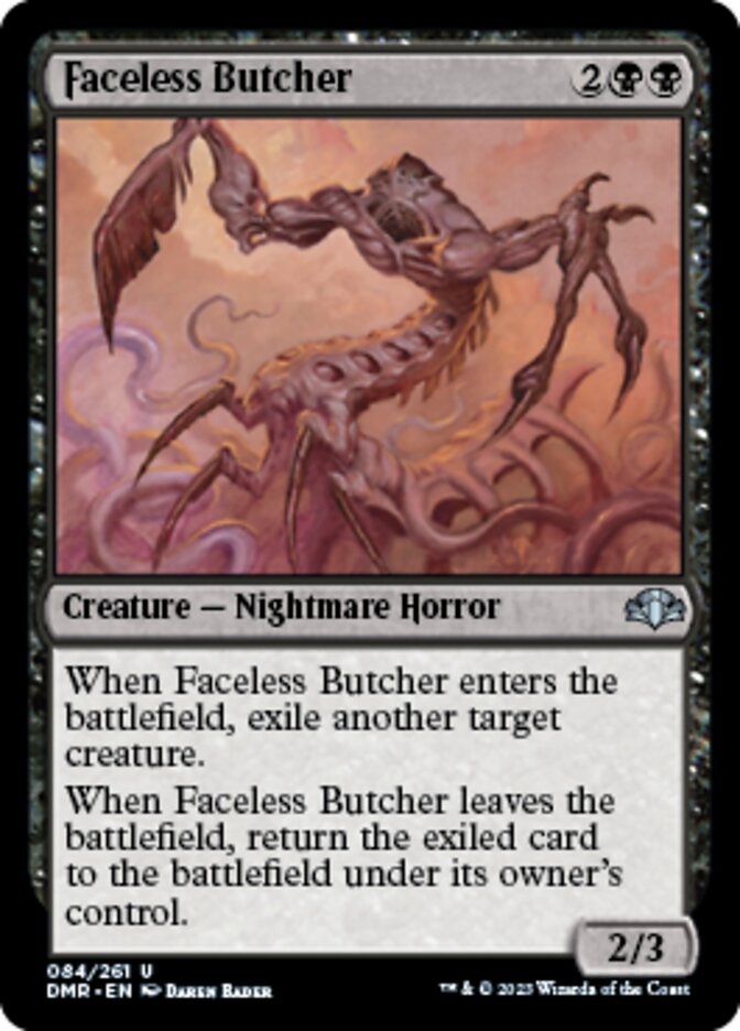 Faceless Butcher [Dominaria Remastered] | Gamers Paradise