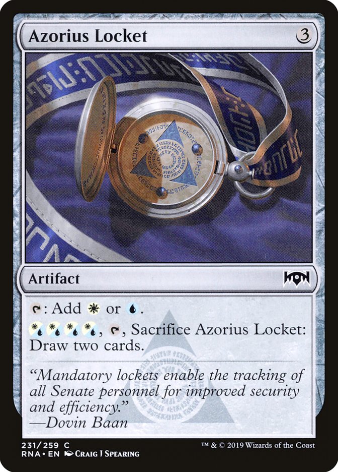 Azorius Locket [Ravnica Allegiance] | Gamers Paradise