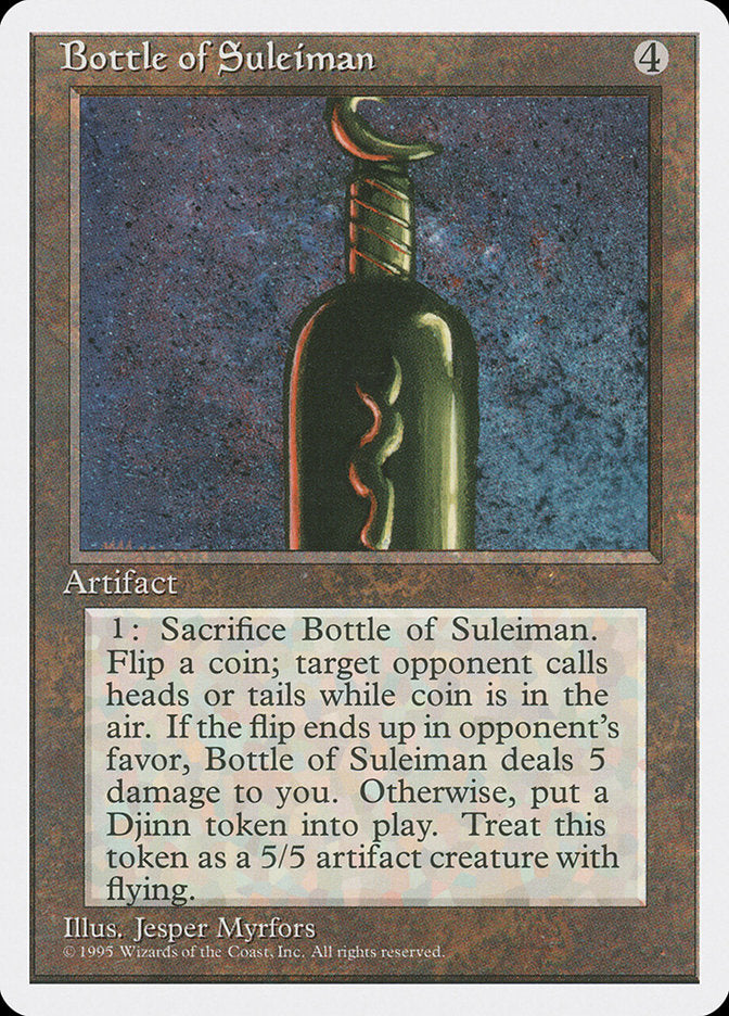 Bottle of Suleiman [Fourth Edition] | Gamers Paradise