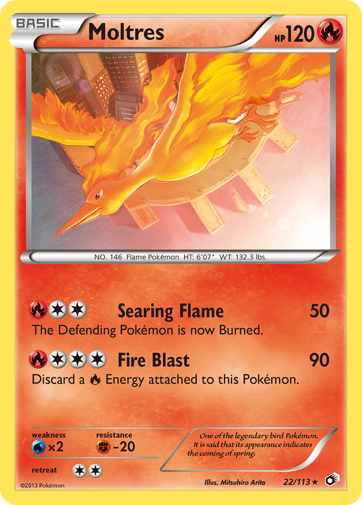 Moltres (22/113) [Black & White: Legendary Treasures] | Gamers Paradise