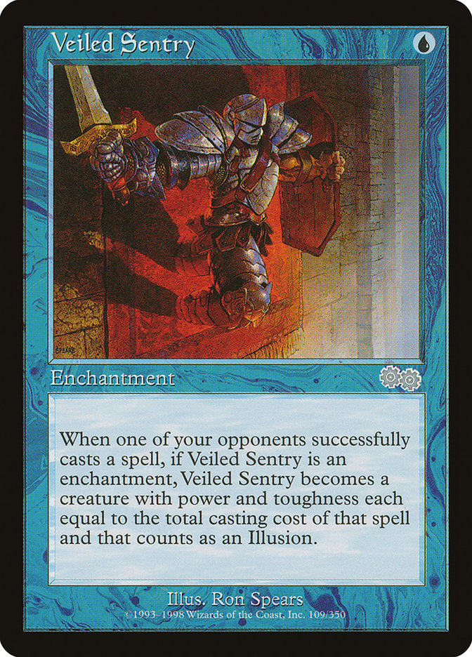 Veiled Sentry [Urza's Saga] | Gamers Paradise