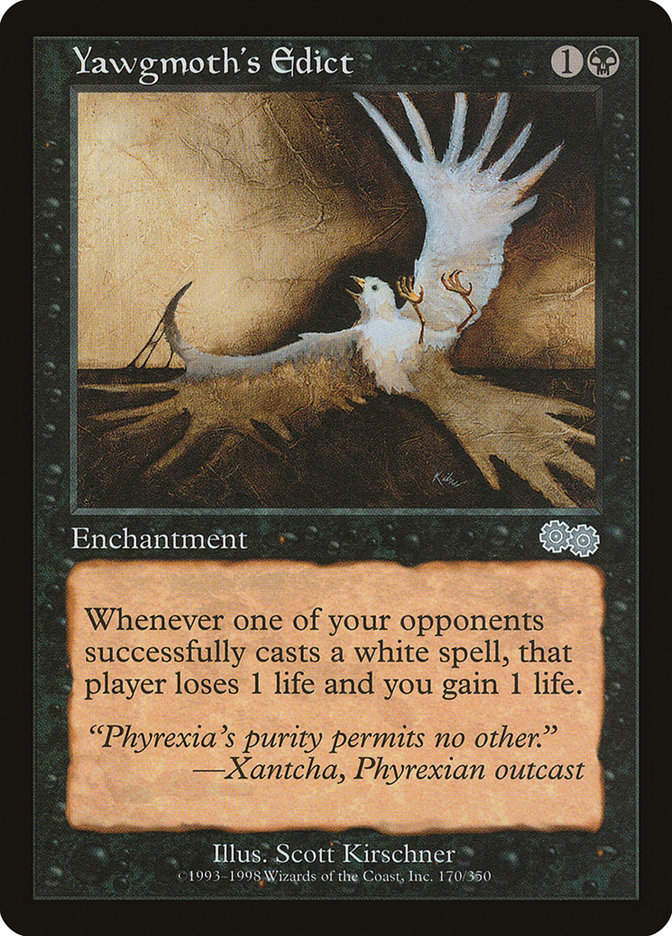 Yawgmoth's Edict [Urza's Saga] | Gamers Paradise