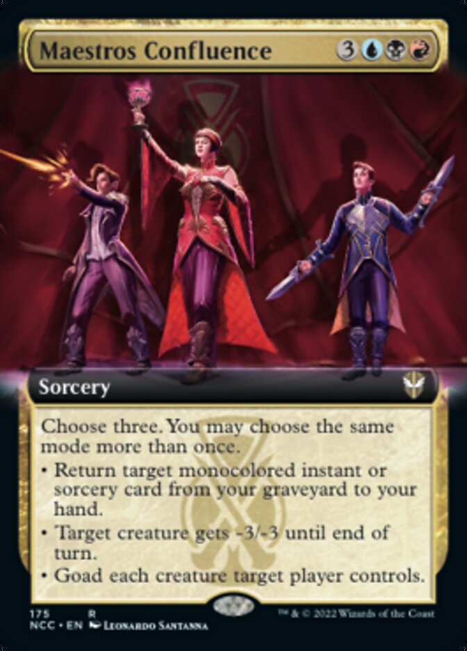 Maestros Confluence (Extended Art) [Streets of New Capenna Commander] | Gamers Paradise