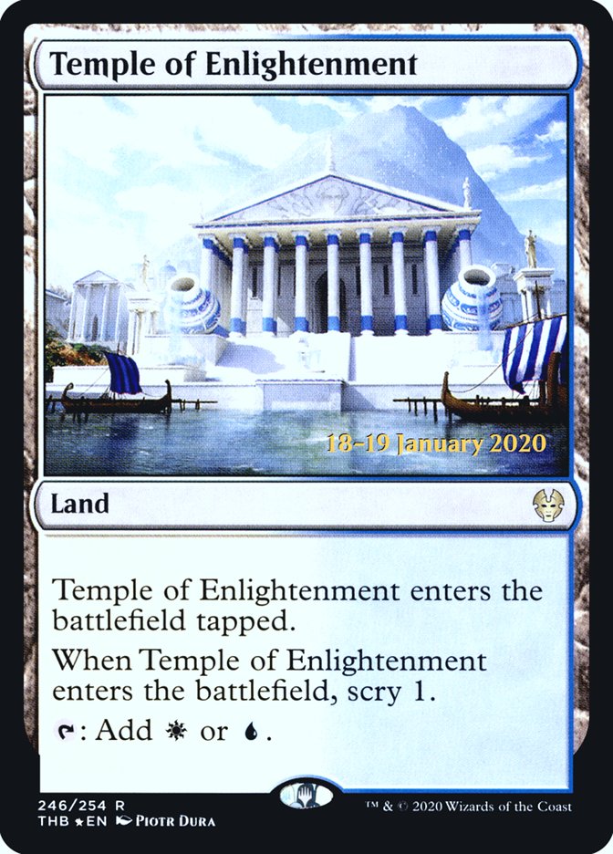 Temple of Enlightenment [Theros Beyond Death Prerelease Promos] | Gamers Paradise